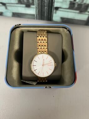 Fossil Hutton Rose Gold Ladies Watch BQ3463